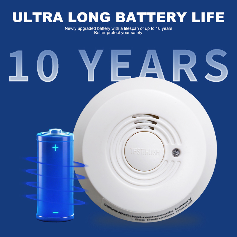 Standalone Smoke/Fire Detector Wireless Smoke Detector Fire Smoke Alarm Alarm Accessories for Home Security