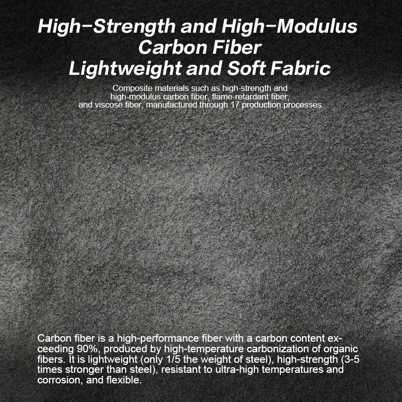 Fire Escape Fireproof Suit Fire Retardant Uniform For Fire Protection Office Hotel Household High-Temperature Resistant Escape Fireproof Suit