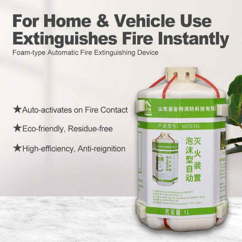 Quick-fire Fire Extinguisher With Effective Foam That Prevents Re-ignition