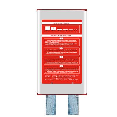 Κουτί φωτιάς από γυαλί ίνες 1.2m*1.2m Χρώμα: λευκή Γαλάζια κορδέλα Υλικό από γυαλί ίνες