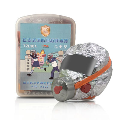 Παιδική μάσκα αναπνοής αυτοδιάσωσης με φίλτρο, πλήρους προσώπου, ρυθμιζόμενος ιμάντας, 30 λεπτά προστασία από CO, καπνό & τοξικά αέρια