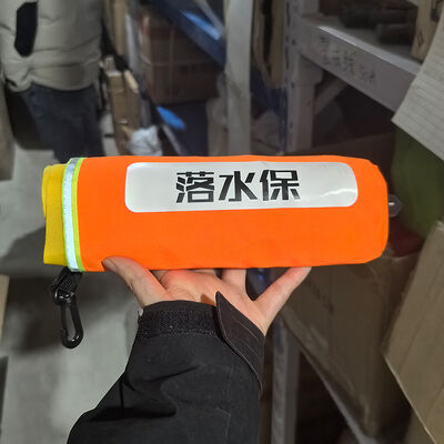 AH-003 Ενηλίκων Auto Inflatable Life Preserver 100N Πλευστότητα μονής θαλάμου αέρα ριχτό σωσίβιο ψαρέματος αυτοκινήτου με συσκευή αυτόματης διόγκωσης
